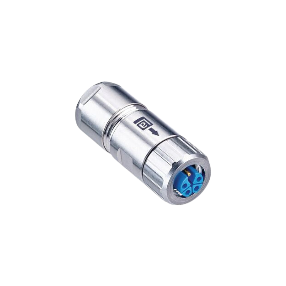 M12 Field attachable K-coded Power Female